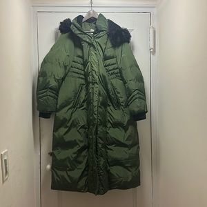 NWOT Olive parka sz20W
